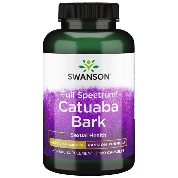 Swanson Full Spectrum Catuaba Bark, 465mg - 120 caps | High-Quality Health and Wellbeing | MySupplementShop.co.uk