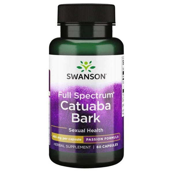 Swanson Full Spectrum Catuaba Bark, 465mg - 60 caps | High-Quality Sports Supplements | MySupplementShop.co.uk