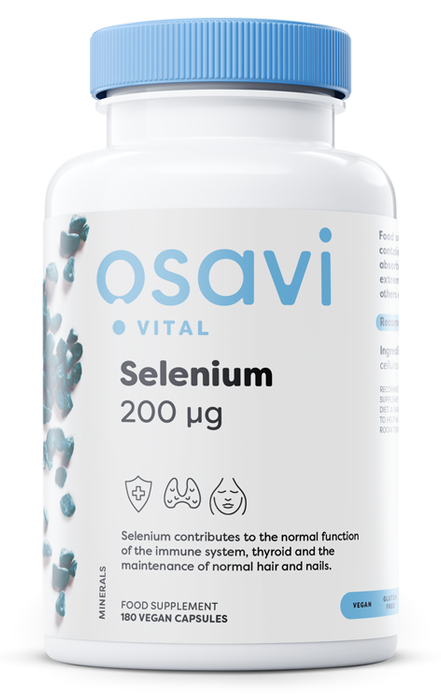 Osavi Selenium, 200mcg - 180 vegan caps - Supplements for Women at MySupplementShop by Osavi