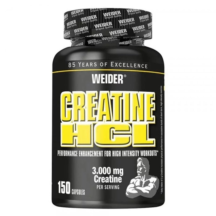 Weider Creatine HCl, 3000mg 150 Capsules - Creatine Capsules at MySupplementShop by Weider