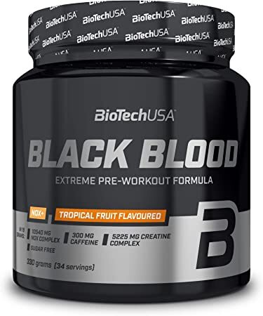 Black Blood NOX+, Tropical Fruit (EAN 5999076251728) - 330g by BioTechUSA at MYSUPPLEMENTSHOP.co.uk