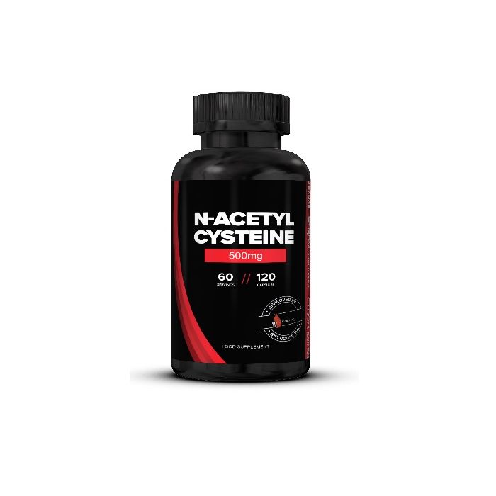 Strom Sports N-Acetyl Cysteine 500mg - 120 caps - Antioxidant Supplement at MySupplementShop by Strom Sports