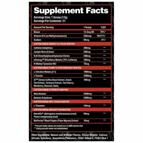 Alpha Lion SuperHuman Supreme 357g Slaughtermelon | High-Quality Sports Nutrition | MySupplementShop.co.uk