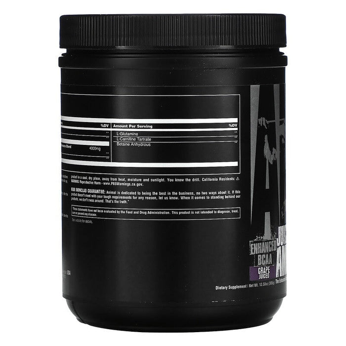 Animal Juiced Aminos Grape Juiced 368g | High-Quality Amino Acids and BCAAs | MySupplementShop.co.uk