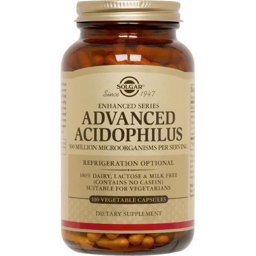 Solgar Advanced Acidophilus 100 Caps | High-Quality Sports Nutrition | MySupplementShop.co.uk